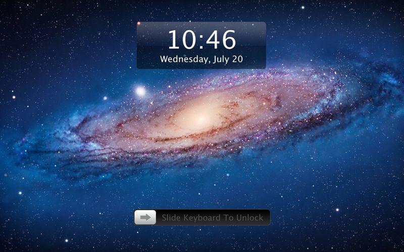 lock screen mac slide to unlock