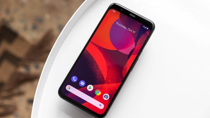 Google Pixel 4 con Android Stock