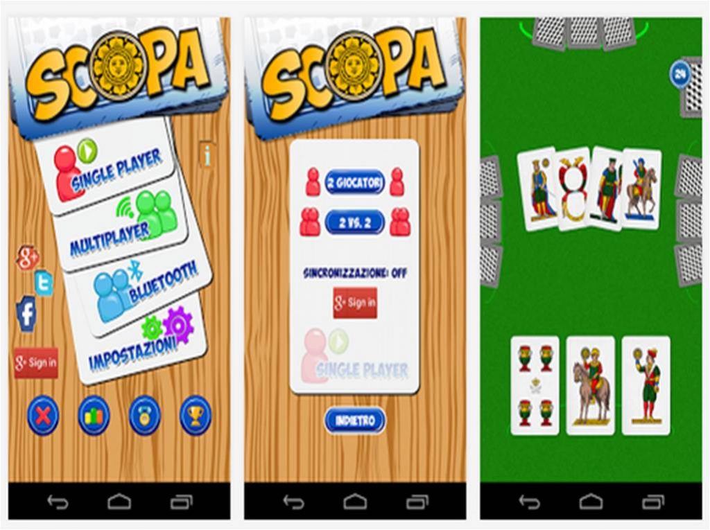 Giochi di carte per Android Scopa