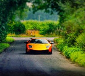 Wallpaper lamborghini orange 