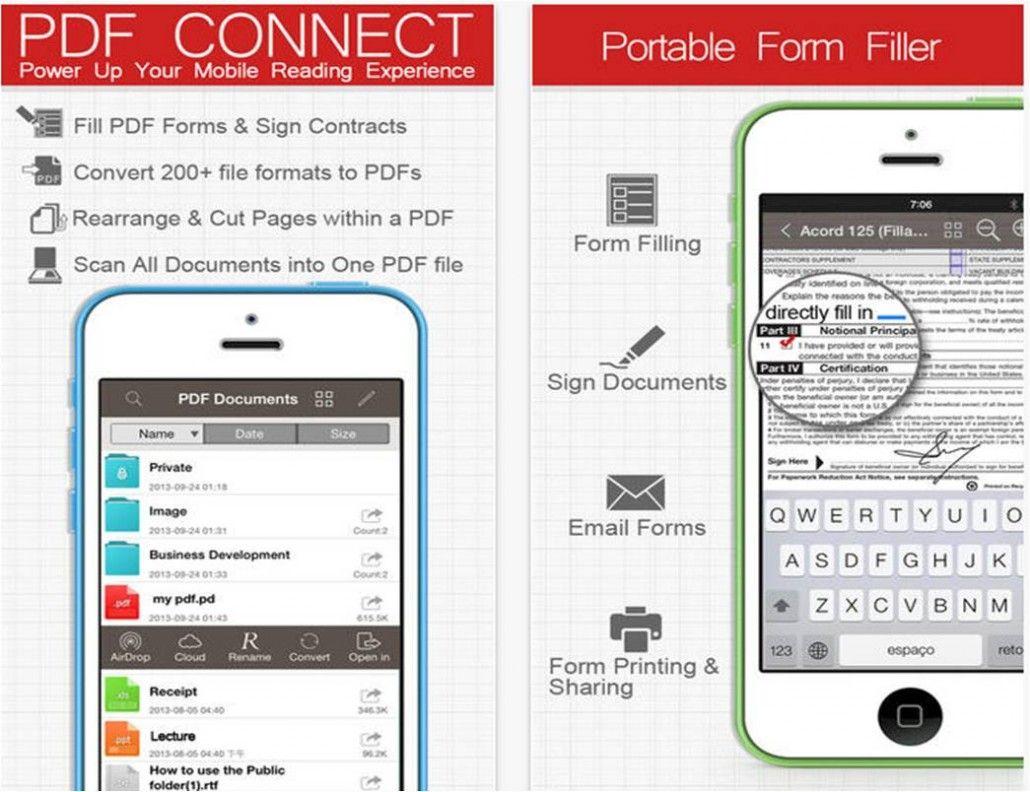PDF Connect gestire PDF su iPhone