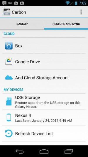 backup android con helium