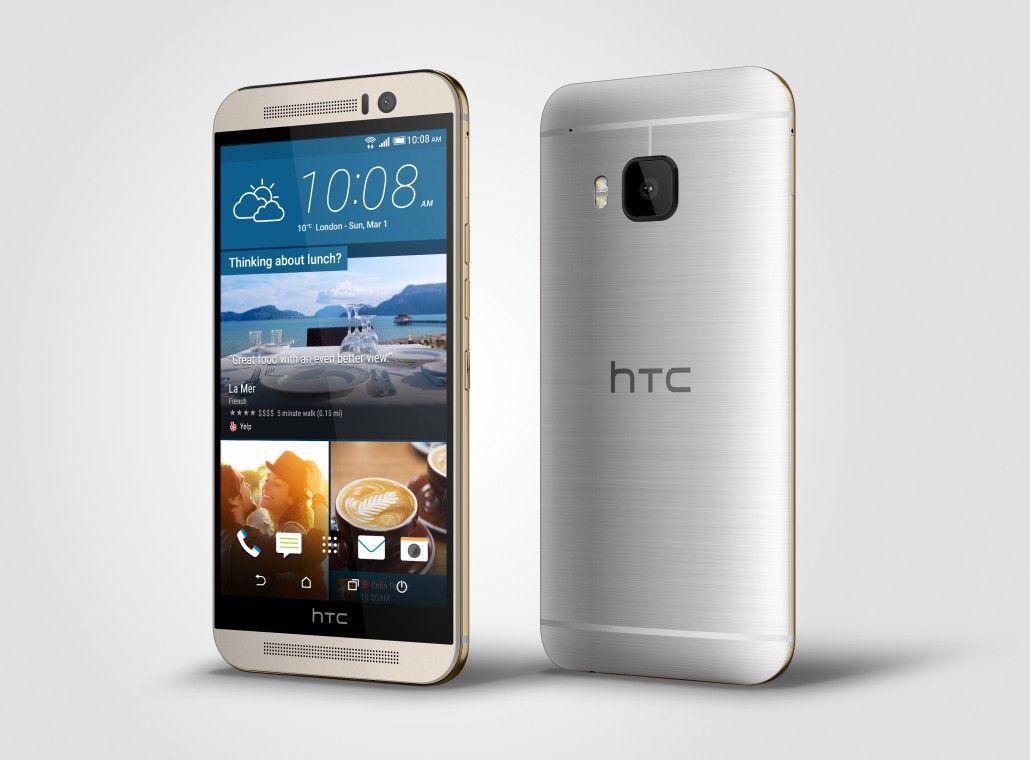 HTC One M9_Silver_Left