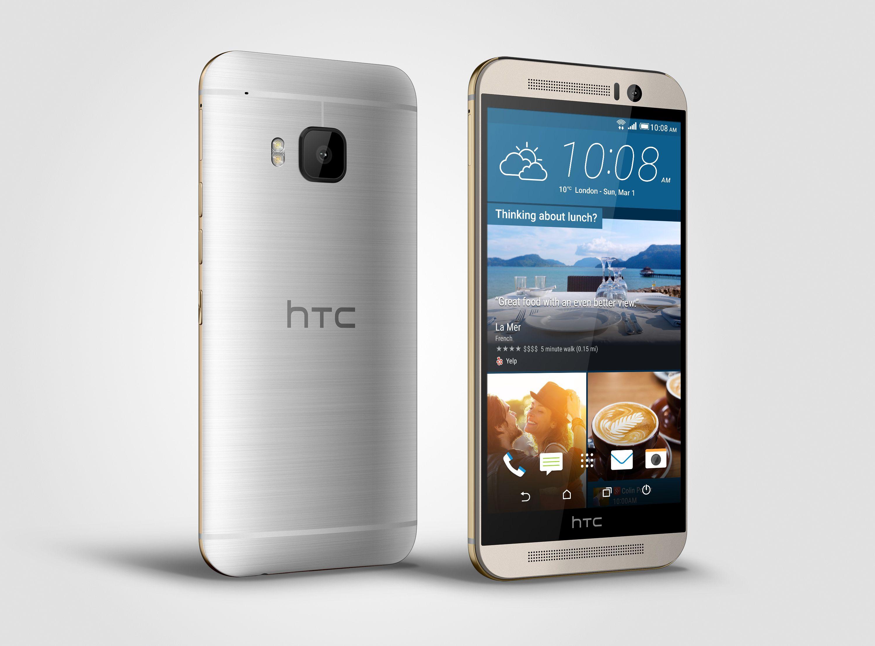 HTC One M9_Silver_Right