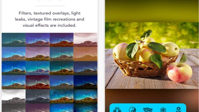 Filters for iPhone modificare foto