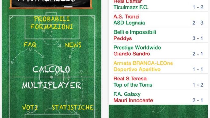 Ultimate Fantacalcio iPhone