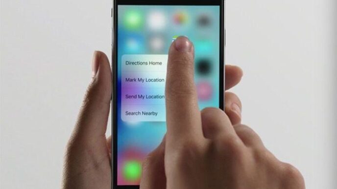 3D Touch iPhone 6S