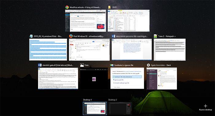 Desktop Virtuali Windows 10