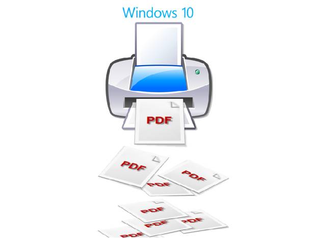 come salvare documenti e immagini in PDF su Windows 10