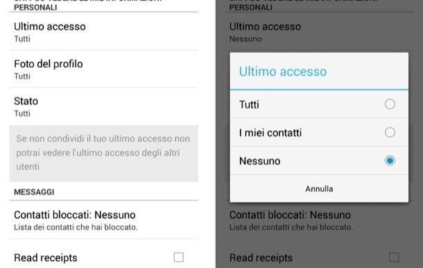 WhatsApp privacy