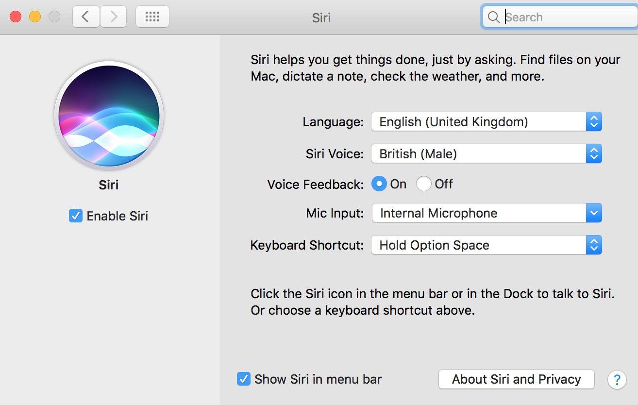 Come attivare Siri vocalmente su MacOS Sierra