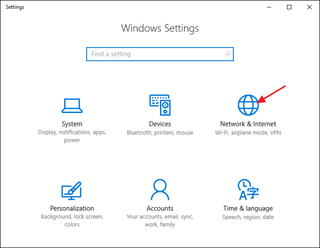 condividere-la-connessione-internet-con-windows-10-passo-1