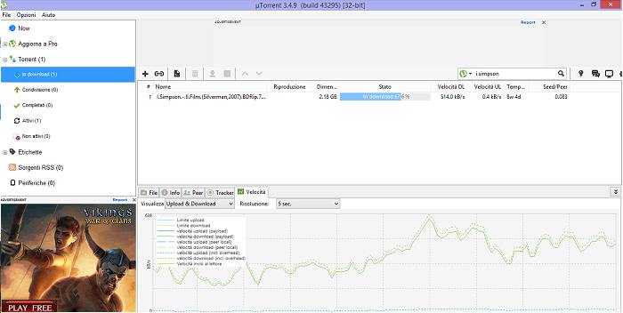 come usare uTorrent