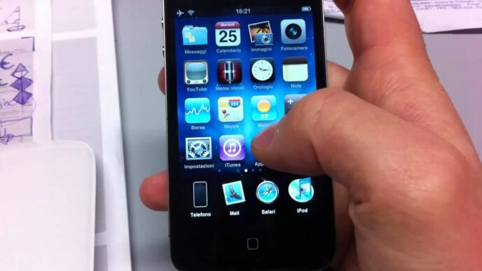 iPhone creare cartelle per le App