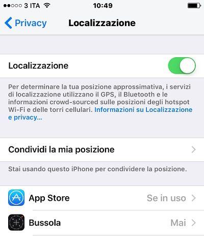 trova il mio iPhone