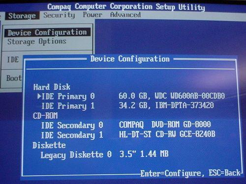 BIOS COMPAQ