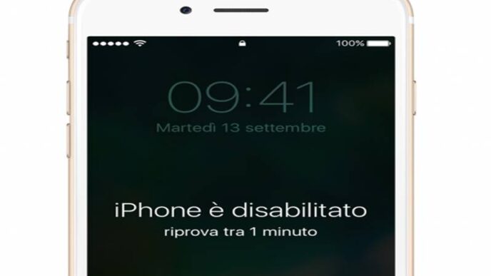 Codice di accesso iPhone dimenticato