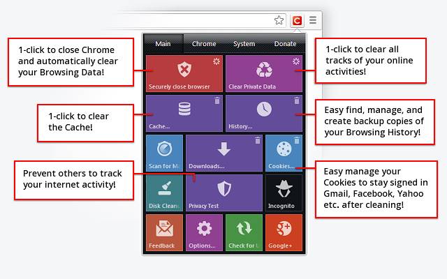 click&clean Google Chrome come svuotare la cache