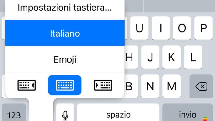 Come attivare l’uso della tastiera ad una mano su iOS 11