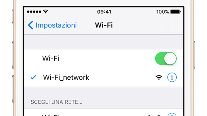 iPhone non si connette al WI-FI