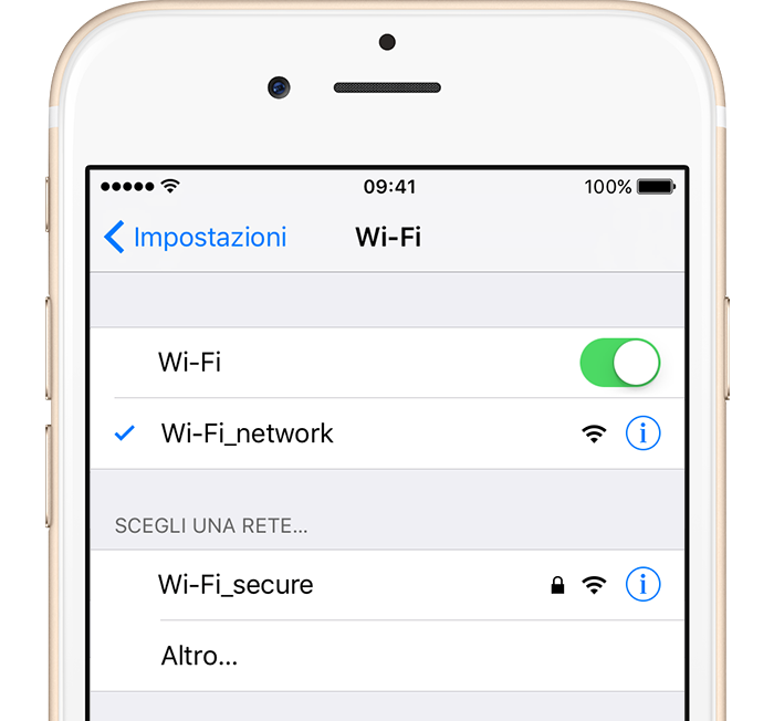 iPhone non si connette al WI-FI