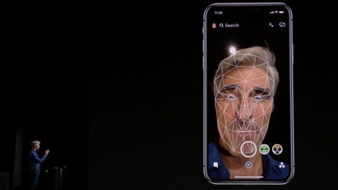 Face ID riconoscimento facciale iPhone X