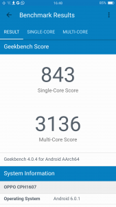 Oppo-R9S - risultato benchmark geekbench