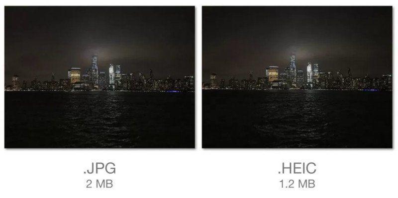 Il nuovo formato immagini di iOS 11, HEIC, permette il risparmio di diversi MB, ma la continua conversione verso il JPEG causa problemi