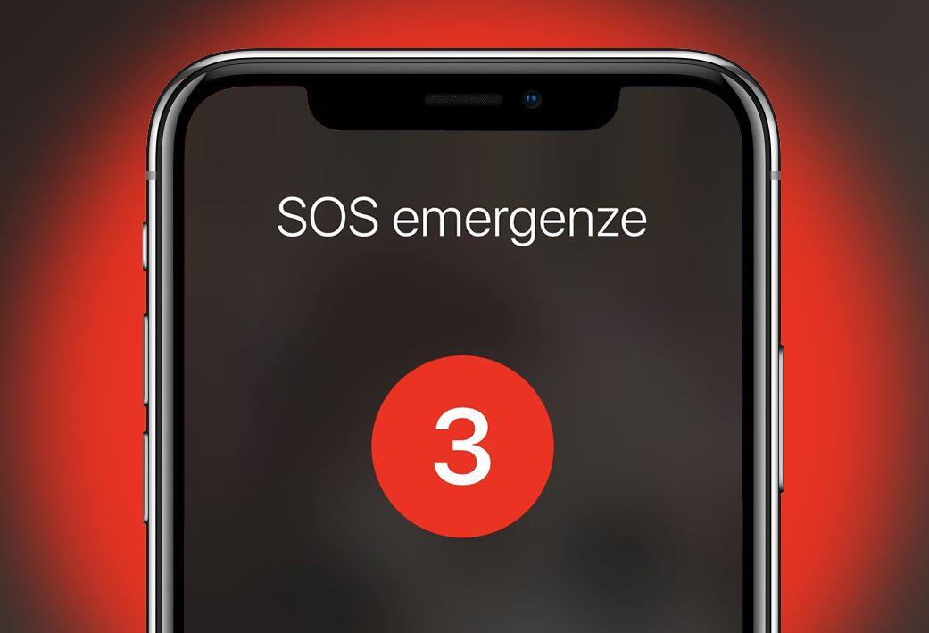 iOS 11 SOS Emergenze