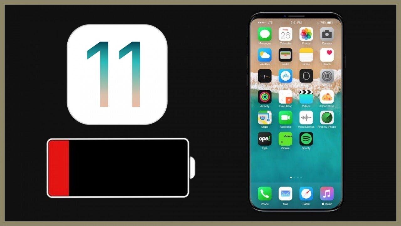 iOS 11 durata batteria iPhone iPad