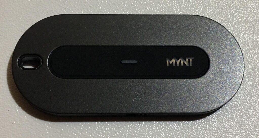 mynt smart tracker - fronte