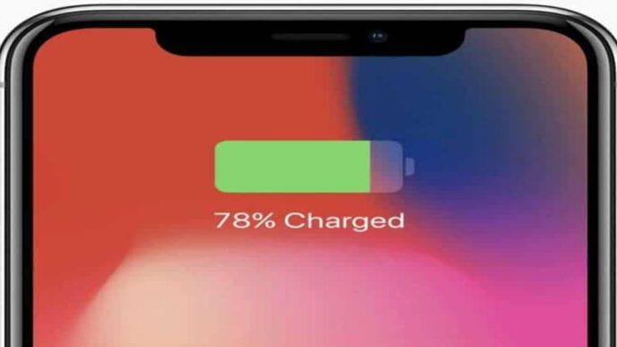 Come visualizzare la percentuale della batteria di iPhone X