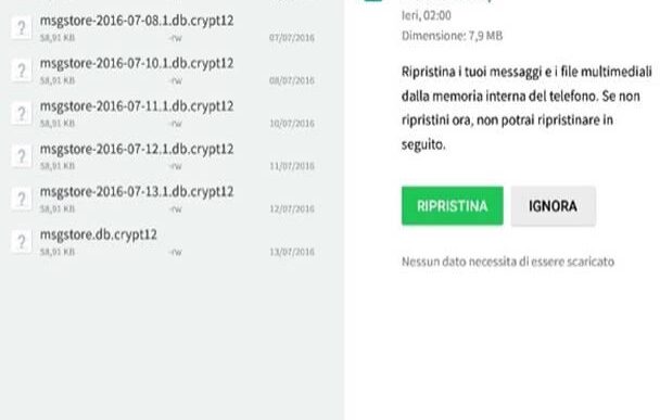Come visualizzare un messaggio eliminato su WhatsApp Android