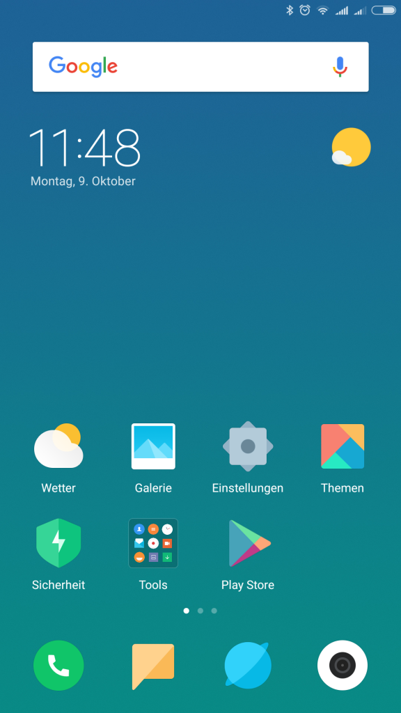 xiaomi mi note 3 home android