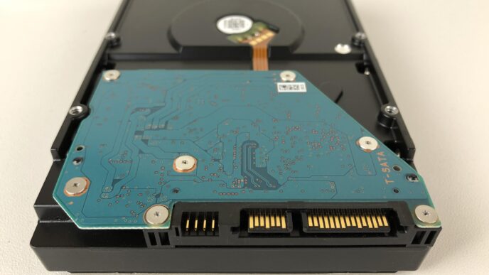 Hard Disk Toshiba X300 da 5 TB connettori