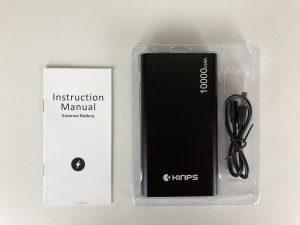 Kinps 10000mAh Powerbank unboxing