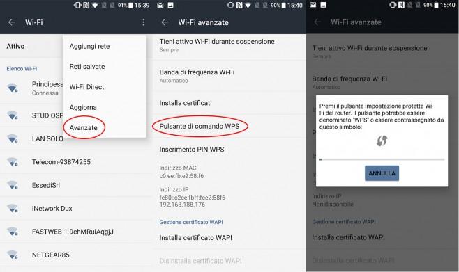 Connessione-WPS-Android