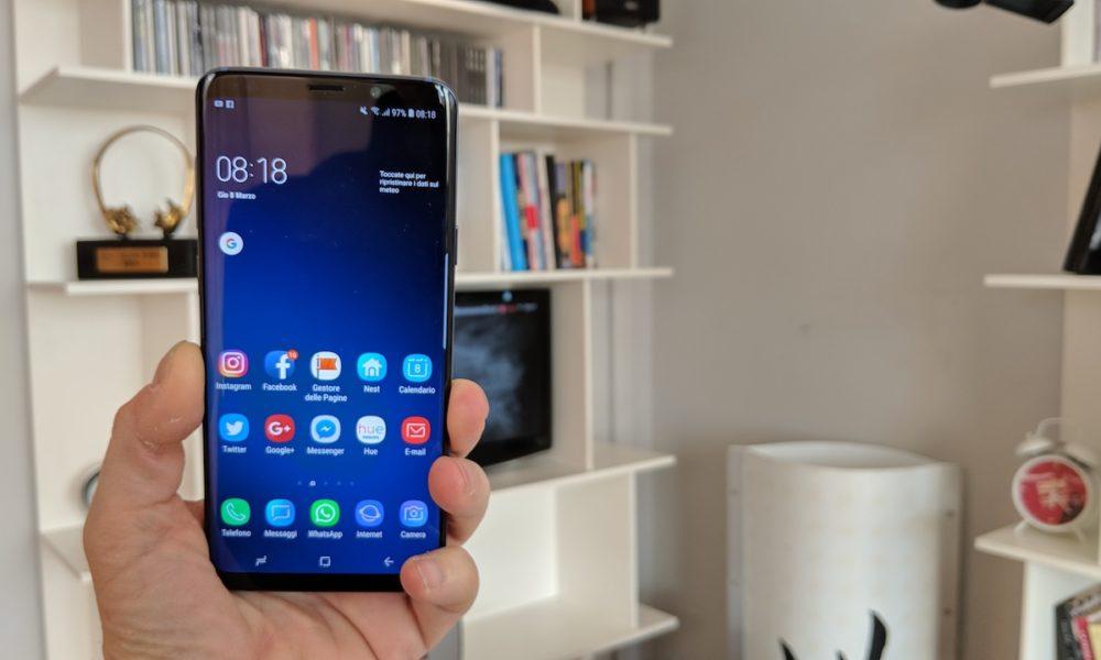 Samsung Galaxy S9 alla TV