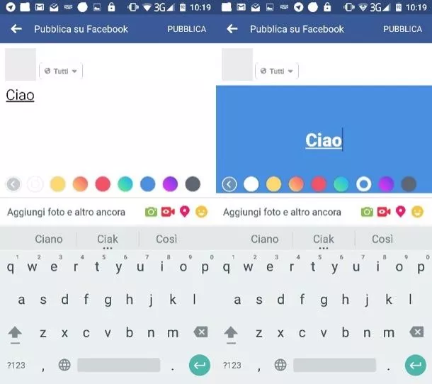 Come colorare conversazioni in Facebook Messenger