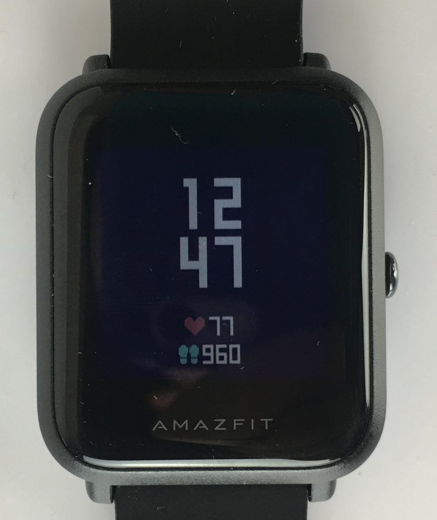 amazfit bip - display