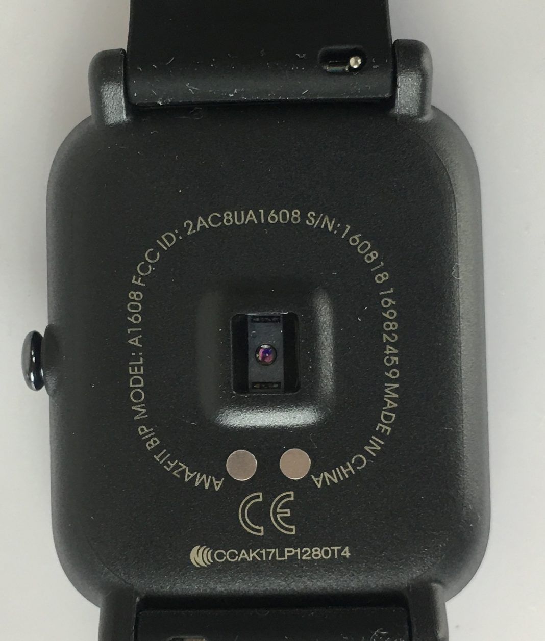 amazfit bip sensor