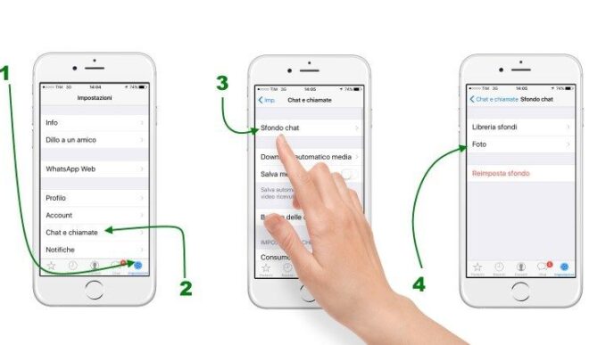 Come cambiare sfondo a WhatsApp da Android e iOS