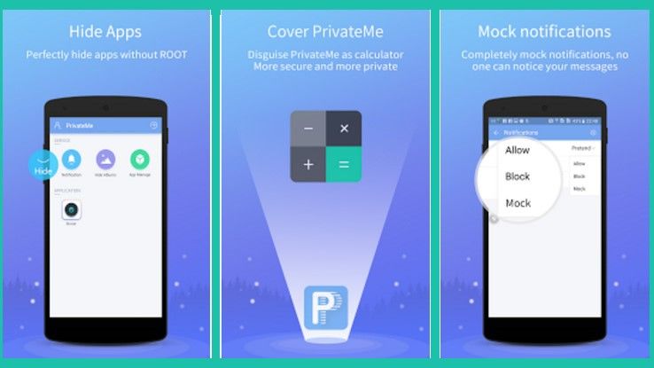Come nascondere foto e app su Android con PrivateMe