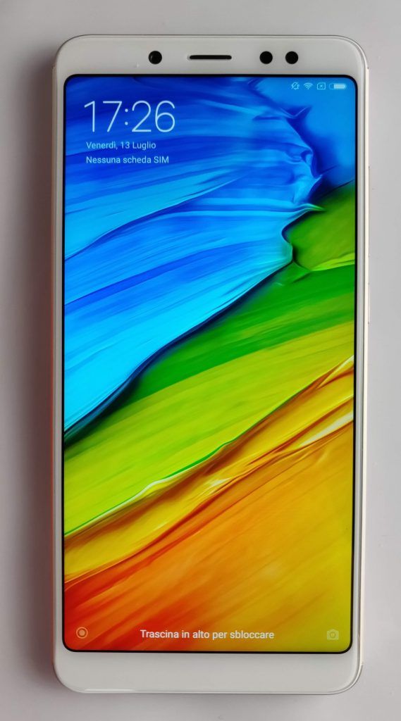 Xiaomi Redmi Note 5 schermo