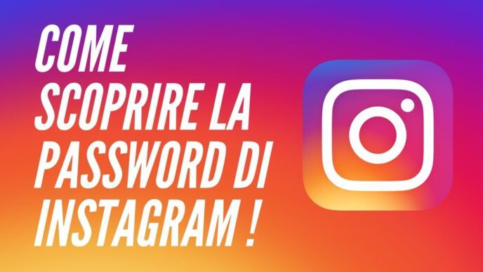 Come scoprire password Instagram
