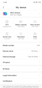Recensione Xiaomi Mi 8 miui 10 specifiche