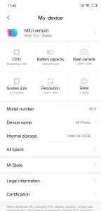 Recensione Xiaomi Mi 8 miui 10 specifiche