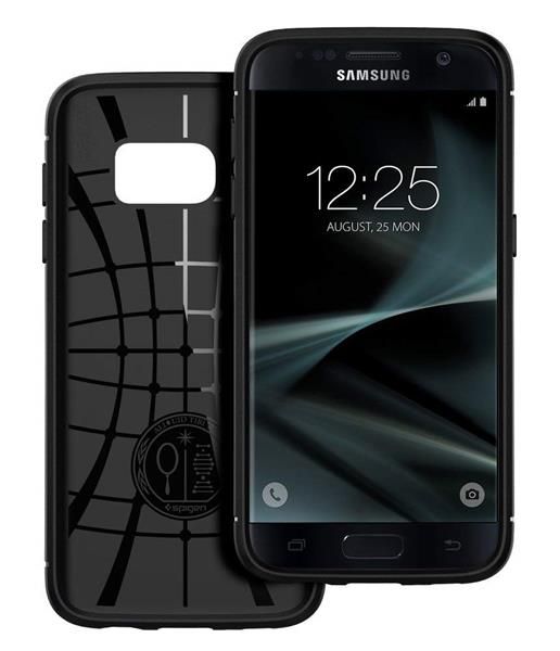 Migliori cover Samsung Galaxy S7: Custodia Spigen in TPU e design in fibra di carbonio