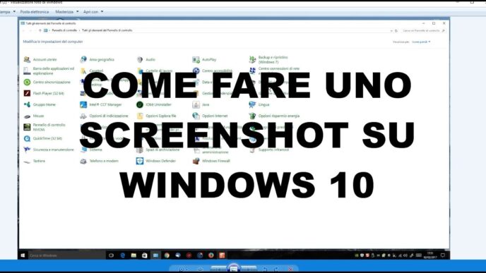 Come fare uno screenshot in Windows 10