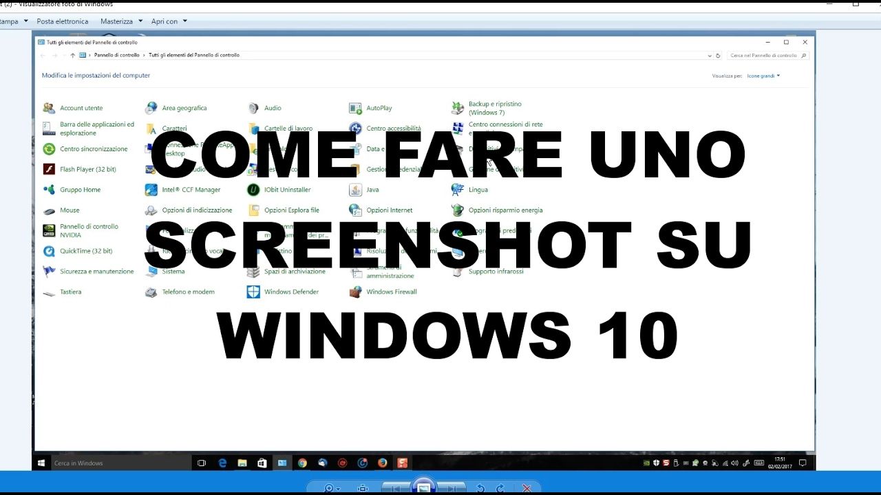 Come fare uno screenshot in Windows 10